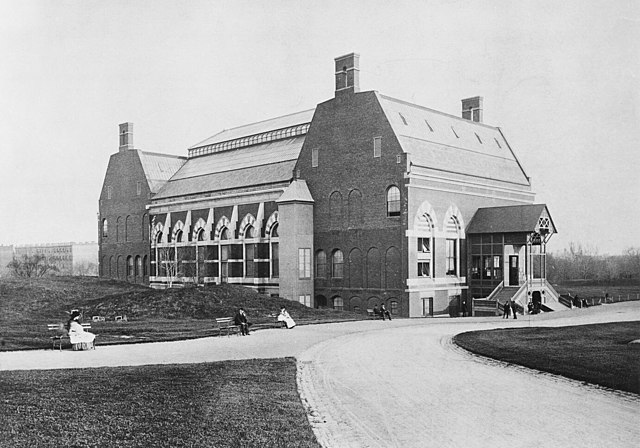 Original building designed by Vaux and Mould, built to support expansions