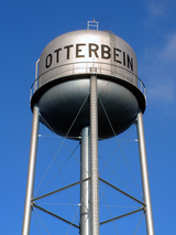 The Otterbein water tower. Otterbein, Indiana Water Tower.png