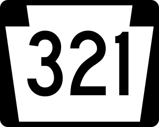 <span class="mw-page-title-main">Pennsylvania Route 321</span> State highway in Elk and McKean counties in Pennsylvania, United States