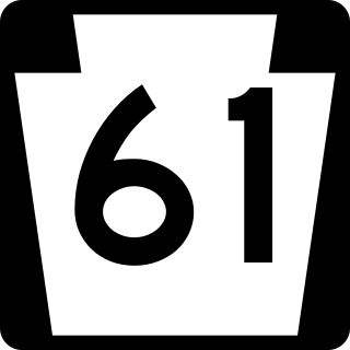 <span class="mw-page-title-main">Pennsylvania Route 61</span> State highway in Pennsylvania, US