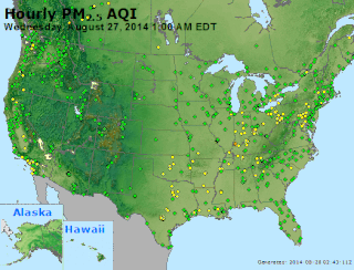 <span class="mw-page-title-main">NowCast (air quality index)</span> American environmental index