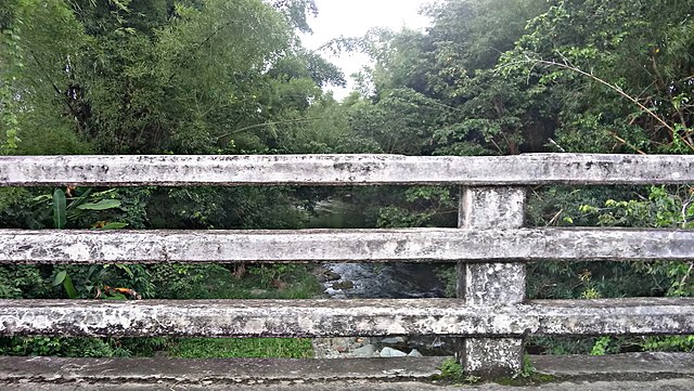 Bridge on PR-971 between Fajardo and Ceiba near Las Tinajas, Charco Frio and Hacienda Tinajas, tourist attractions just inside the eastern side of the