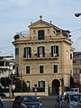 Palazzina Piacentini, piazza Galeno angolo via Celso (Marcello Piacentini 1916-17)