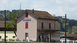 Järnvägsstationen i Palézieux-Village