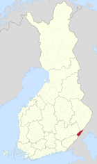 Lage von Parikkala in Finnland