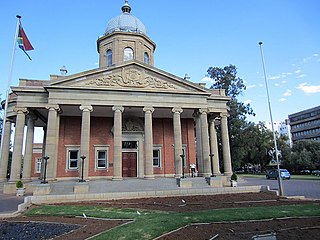 <span class="mw-page-title-main">Fourth Raadsaal</span> Parliamentary building in Bloemfontein, South Africa