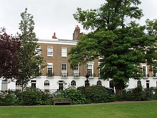 Paultons Square Georgian terraced garden square in south-west London