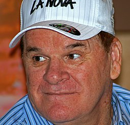 Pete Rose won the 1975 World Series MVP with the Cincinnati Reds, and became the second third baseman to win the award. Pete Rose 2008.jpg