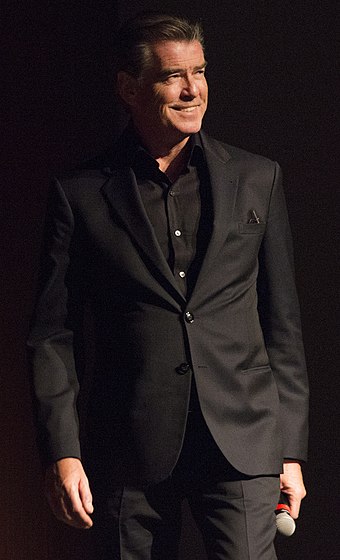Brosnan at the LBJ Presidential Library in 2017