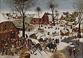 Il censimento di Betlemme Pieter Brueghel il Giovane (ca1605-1610)