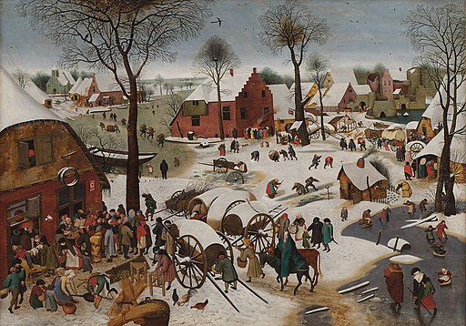 Pieter Brueghel de Jonge - Volkstelling te Bethlehem, 1605-1610