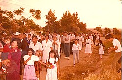 Inauguracija svitka Tore u Mlilotu 1980-ih