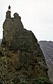 A climber on a Sudek Pinnacle