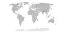 Пиптантус distribution.svg