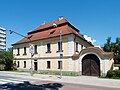 English: Rectory - house No 1 in ČSLA street in the town of Planá nad Lužnicí|Planá nad Lužnicí, Tábor District, Czech Republic. Čeština: Fara - dům č.p. 1 na ulici ČSLA ve městě Planá nad Lužnicí v okrese Tábor.