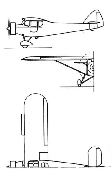 File:Potez 43 3-view L'Aerophile Salon 1932.jpg