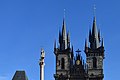 * Nomination Church Of Our Lady Towers and Marian Column Sculpture (Prague) --Scotch Mist 08:47, 17 January 2023 (UTC) * Promotion You have to do a little bit (different) PC here. I think you used the column for that, but it seems to be conic. IMO it's a better idea to use both church towers for that --FlocciNivis 10:10, 17 January 2023 (UTC) Thanks for your review - IMO the 'composition' is more interesting by including the top of the column and the 'plain' roof top but would be interested in other views! --Scotch Mist 09:52, 18 January 2023 (UTC) I have no issue with the composition. It can stay like this. But the towers are leaning and IMO they shouldn't --FlocciNivis 15:18, 18 January 2023 (UTC)  Done, further adjusted perspective --Scotch Mist 18:34, 18 January 2023 (UTC)  Support Yep, that's what I meant :-) Thanks, good quality. --FlocciNivis 19:41, 18 January 2023 (UTC)