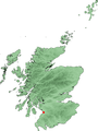 Lokalisation von Prestwick / Schottland Using