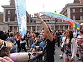 English: Proudly marching down Whitehall.