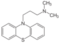 Deutsch: Struktur von Promazin English: Structure of Promazine