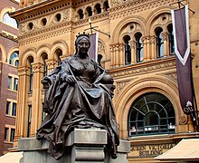 Statue of Queen Victoria in Sydney Queen-Victoria-Statue-Outside-QV-Building.jpg