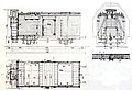 English: Railway carriage for beer transport, as pictured in Otto's Encyclopedia (Ottův slovník naučný, 1908). Čeština: železniční vůz pro dopravu piva, tzv. pivník, vyobrazený v Ottově slovníku naučném (1908).