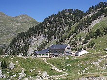 Vue du refuge de la Rencluse.