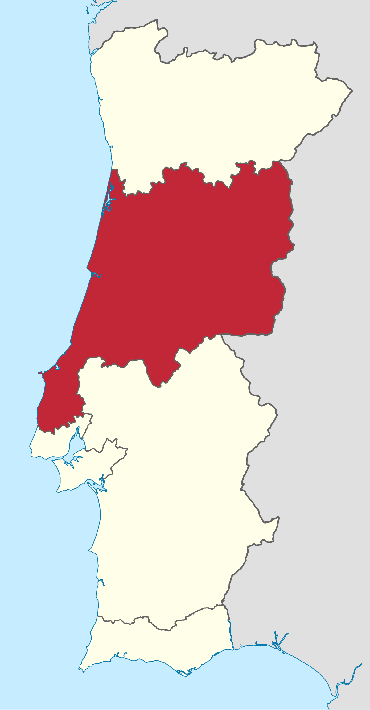 File:Map of Algarve, region of Portugal.svg - Wikimedia Commons