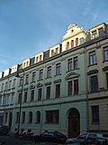 Apartment building in closed development