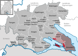 Kaart van Reichenau