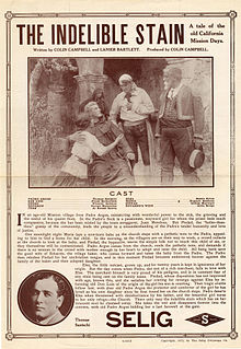 Description de l'image Release flier for THE INDELIBLE STAIN, 1912.jpg.