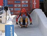 Deutsch: Vorletztes Saisonrennen im Rennrodel-Weltcup der Saison 2014/15 vom 19. bis 22. Februar 2015 in Altenberg/Erzgebirge. Tag 2: Nationencups. English: Luge world cup race season 2014/15 in Altenberg/Germany, 19th to 22nd Februar 2015. Day 2: Nations cup races.