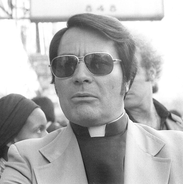 Jim Jones, the leader of the Peoples Temple