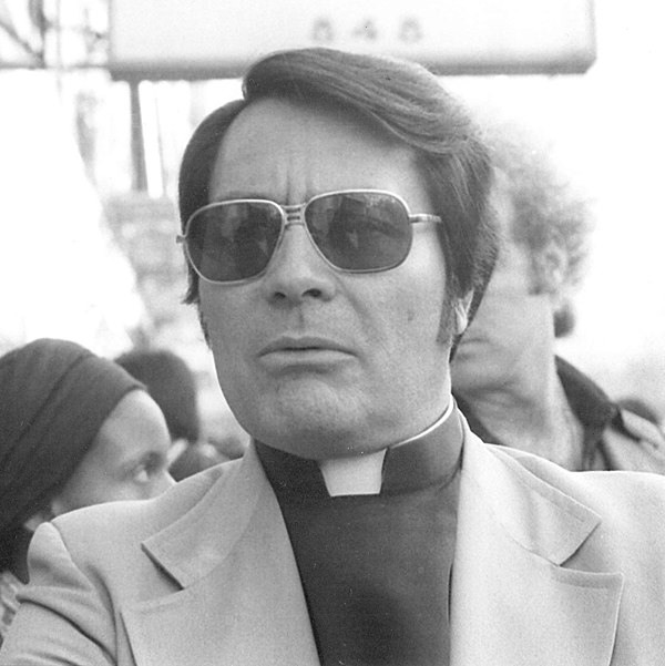 Jim Jones, the leader of the Peoples Temple