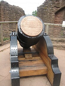 Roaring Meg on display at Goodrich Castle RoaringMegFront.jpg