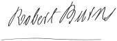 Robert Burns Signature.svg