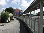 Covered walkway leading to the Sunway Velocity Shopping Complex from Entrance B.