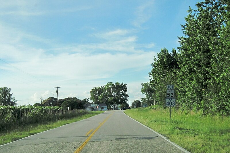 File:SC341 North - Junction SC53 SC403 (29471664136).jpg