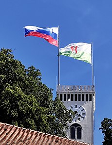 SLO — Ljubljana (Blick auf Burg) 2020.JPG