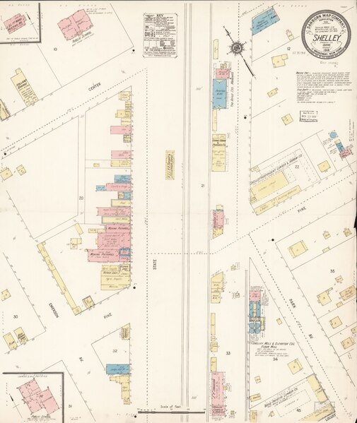 File:Sanborn Fire Insurance Map from Shelley, Bingham County, Idaho. LOC sanborn01674 002.tif