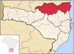 Norte Catarinense – Mappa