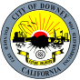 Zegel van Downey, California.svg