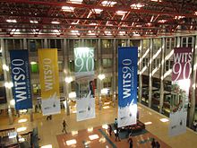In 2012 Wits celebrated the ninetieth anniversary of its upgrade to university status. Senate House Concourse.jpg