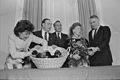 Senators Bob Dole and Strom Thurmond, and their wives, at the official presentation of the Miniature Schnauzer puppies between their dogs Chelsea Marie and Leader.jpg