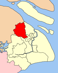 Distretto di Jiading – Mappa