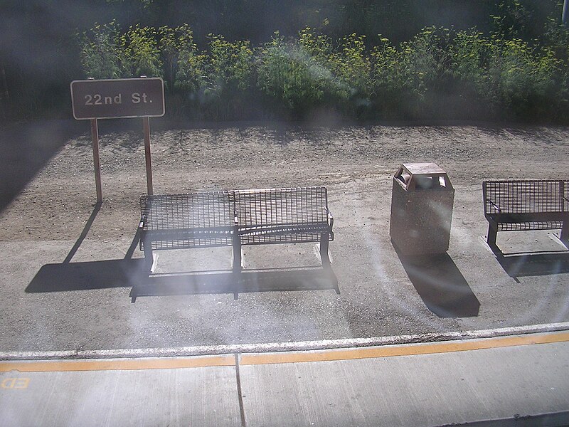 File:Sign at 22nd Street station, July 2007.jpg