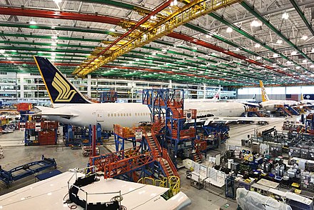 Final assembly of the 787-10 is only in Charleston, South Carolina