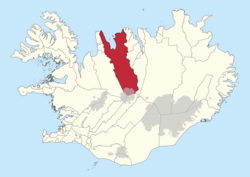 Staðsetning Skagafjarðar