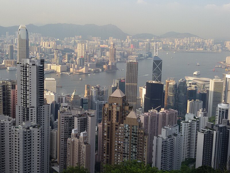 File:Skyline over the Hong Kong Harbour.jpg