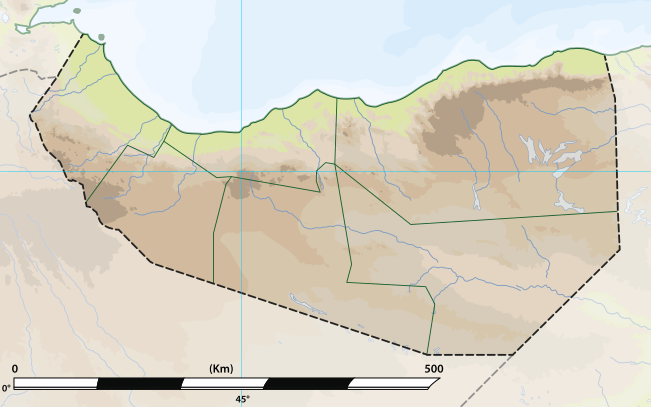 File:Somaliland Physical map with National and Administrative boundaries.svg